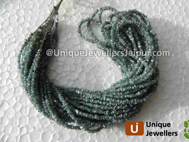 Blue Diamond Uncut Chips Beads